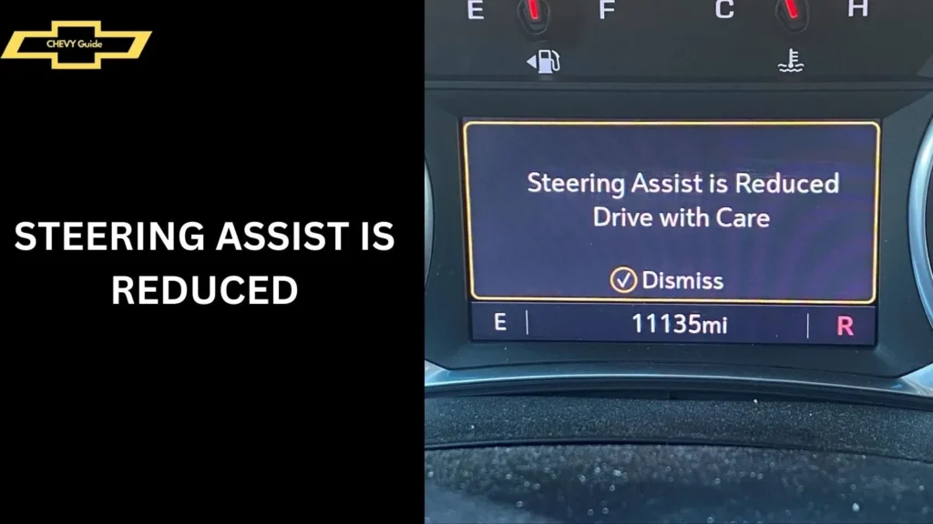 Steering Assist Is Reduced