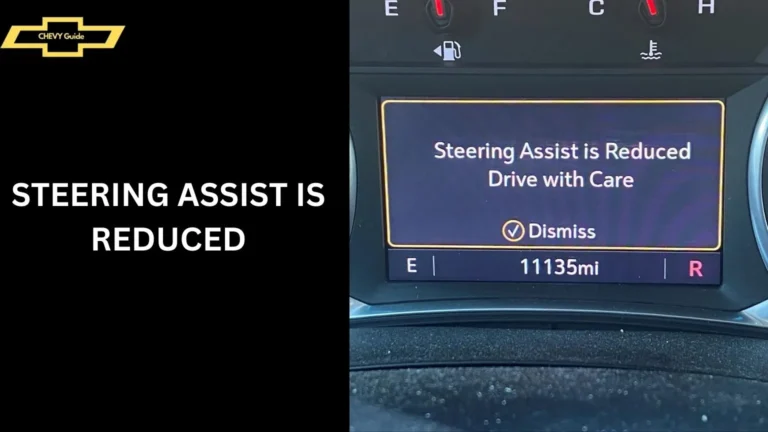 Steering Assist Is Reduced